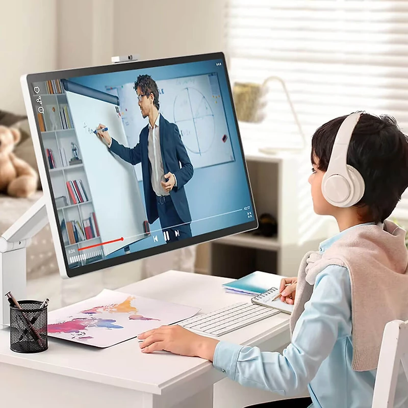 32 inch 4K UHD IPS 60Hz Touchscreen Smart Monitor Swing With Rolling Stand