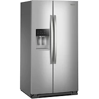 28.4 Cu. Ft. Stainless Side-by-Side Freestanding Refrigerator with Ice and Water Dispenser