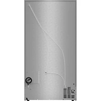 28.4 Cu. Ft. Stainless Side-by-Side Freestanding Refrigerator with Ice and Water Dispenser