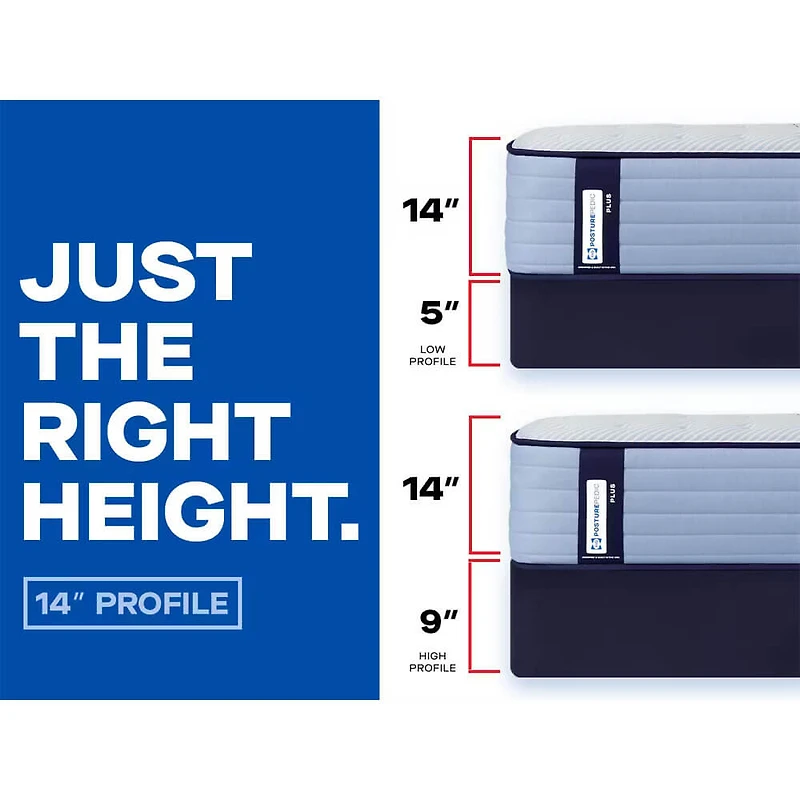 Posturepedic Plus Paterson II Tight Top Soft Mattress - California King