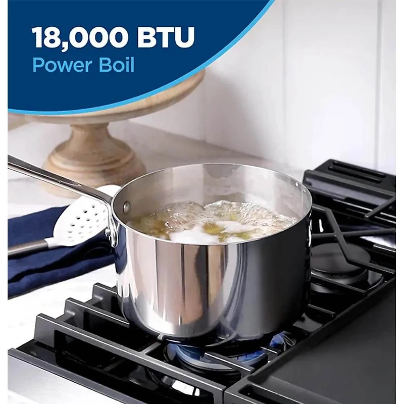 5.3 Cu. Ft. Stainless Slide-In Gas Convection Range