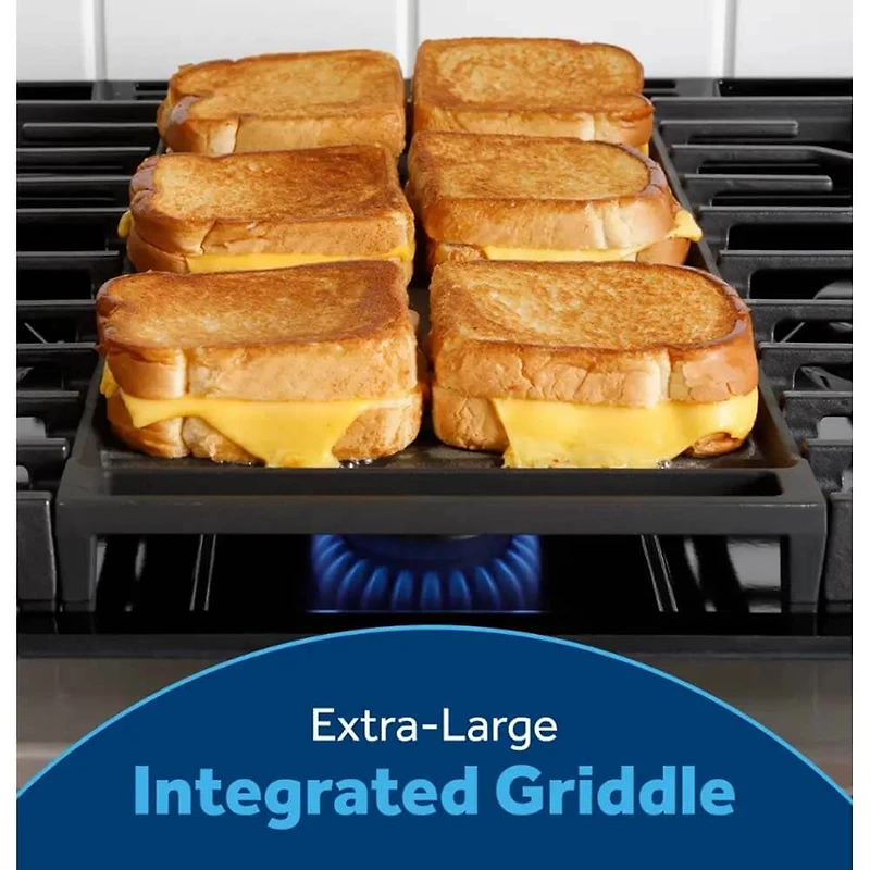 5.3 Cu. Ft. Stainless Slide-In Gas Convection Range