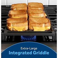 5.3 Cu. Ft. Stainless Slide-In Gas Convection Range