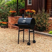 American Gourmet 625 Charcoal Black Barrel Grill