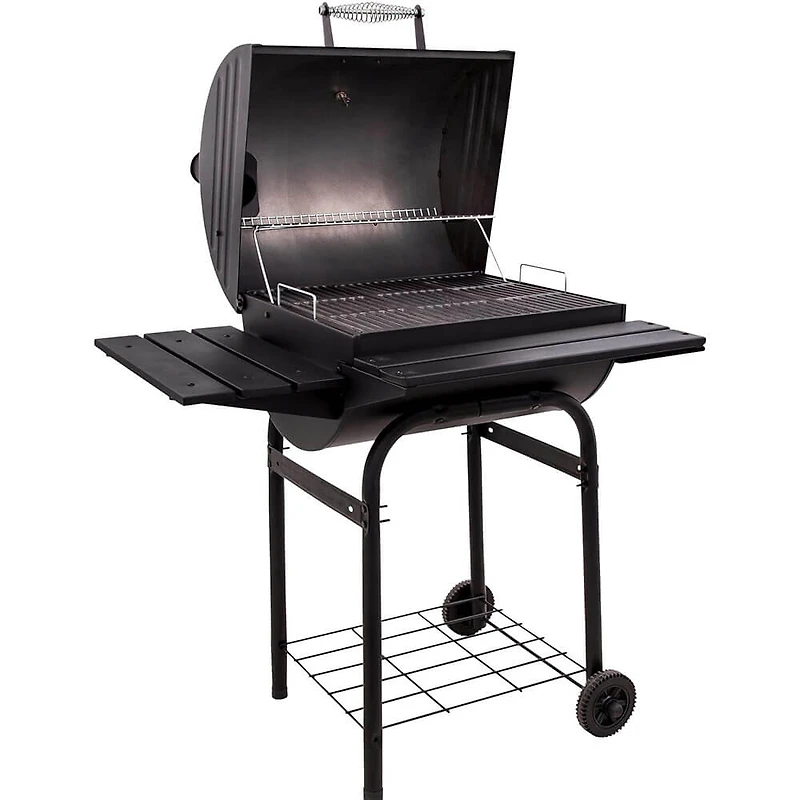 American Gourmet 625 Charcoal Black Barrel Grill