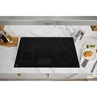 36 inch Black 5 Burner Electric Smoothtop Cooktop