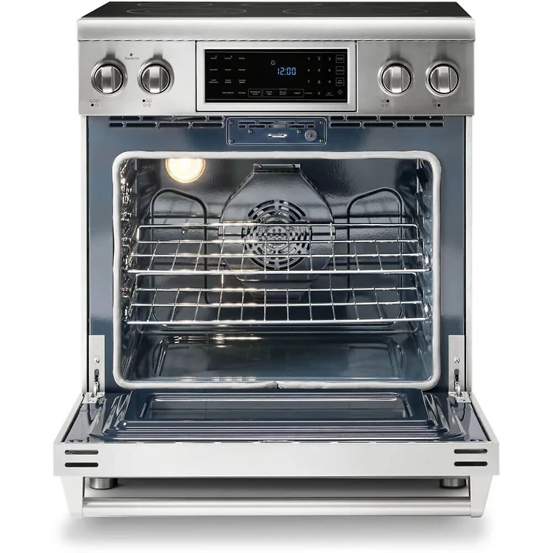 4.55 Cu. Ft. Tilt Panel Stainless Slide-In Electric Convection Range