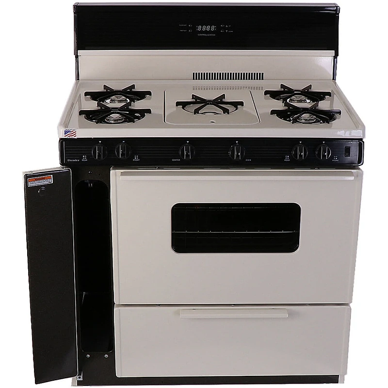 3.9 Cu. Ft. Biscuit Freestanding Gas Range