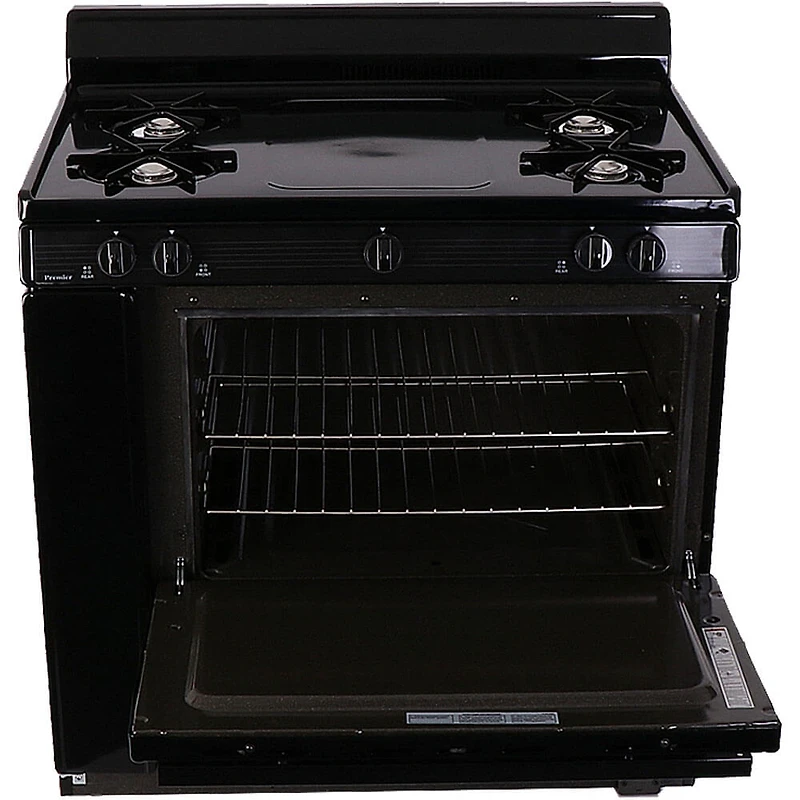 3.9 Cu. Ft. Black Freestanding Gas Range