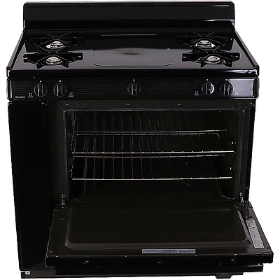 3.9 Cu. Ft. Black Freestanding Gas Range
