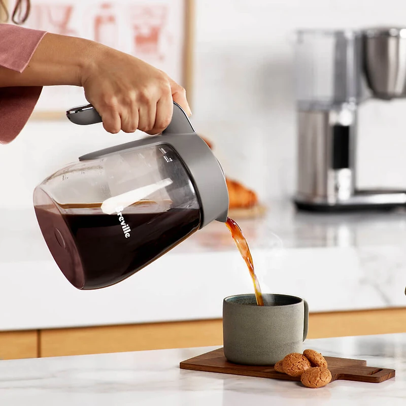 Luxe Brewer Glass Coffee Machine - Stainless