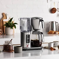Luxe Brewer Glass Coffee Machine - Stainless