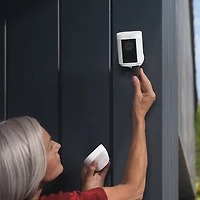 Spotlight Cam Pro Outdoor 2K Video Battery Surveillance Camera - White
