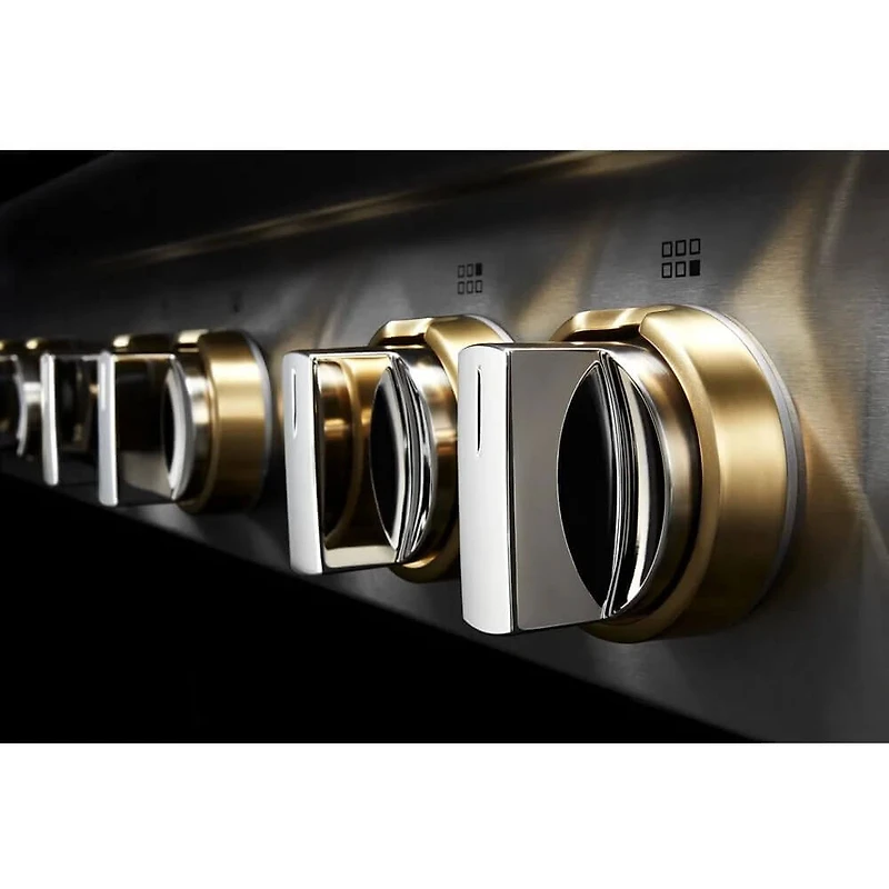 48 inch Stainless 6 Burner Rise Series Gas Cooktop With Griddle