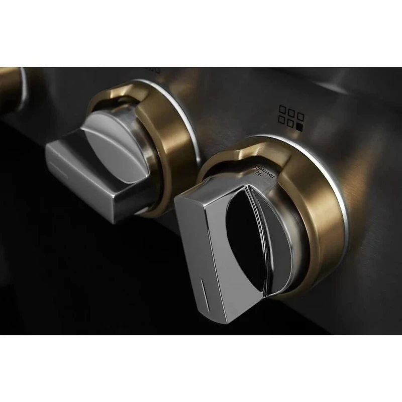 48 inch Stainless 6 Burner Rise Series Gas Cooktop With Griddle