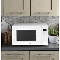 1.6 Cu. Ft. White Countertop Microwave