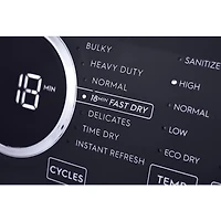 8.0 Cu. Ft. White Front Load Gas Dryer