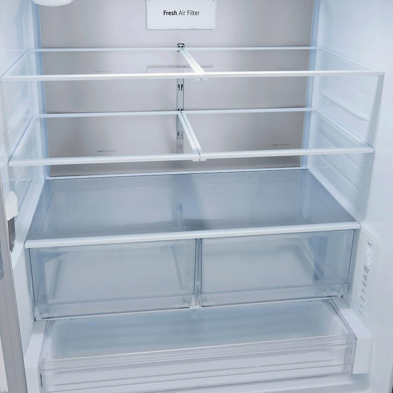 27 Cu. Ft. Stainless Counter-Depth 3-Door French Door Smart Refrigerator