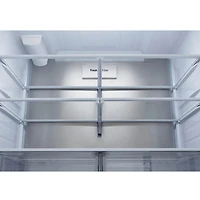 27 Cu. Ft. Stainless Counter-Depth 3-Door French Door Smart Refrigerator