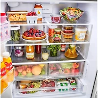 27 Cu. Ft. Stainless Counter-Depth 3-Door French Door Smart Refrigerator