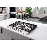 30 inch Stainless 5 Burner Gas Cooktop