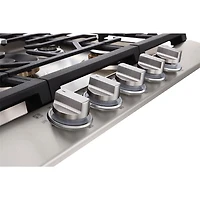 30 inch Stainless 5 Burner Gas Cooktop