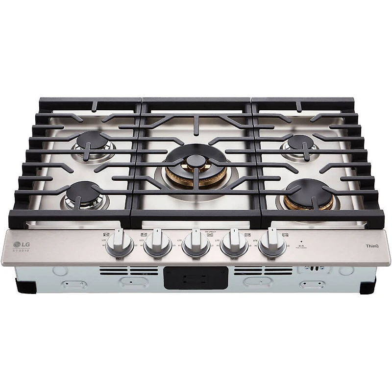 30 inch Stainless 5 Burner Gas Cooktop