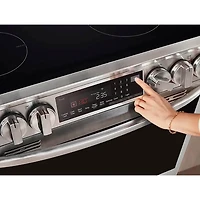 6.3 Cu. Ft. Stainless Smart Slide-In Electric Induction Range