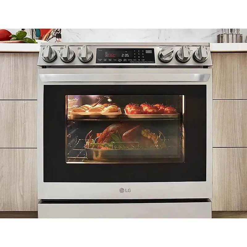 6.3 Cu. Ft. Stainless Smart Slide-In Electric Induction Range
