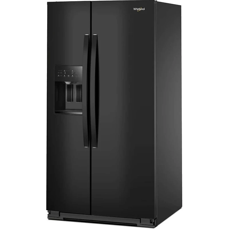 28 Cu. Ft. Black Side-by-Side Refrigerator