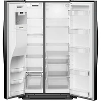 28 Cu. Ft. Black Side-by-Side Refrigerator