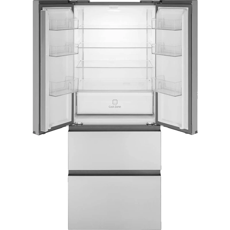 14.5 Cu. Ft. Stainless Counter-Depth 4-Door French Door Refrigerator