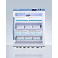 6 Cu. Ft. White Compact Vaccine Refrigerator