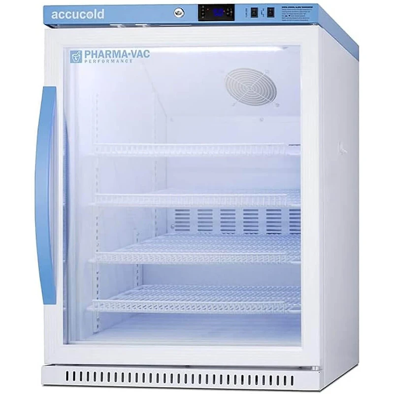 6 Cu. Ft. White Compact Vaccine Refrigerator