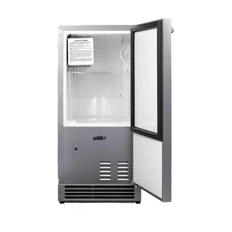 22 lbs Stainless Indoor Built-In Ice Maker