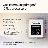 Surface Pro Copilot+ PC 12 inch, Snapdragon X Plus, 16GB RAM, 256GB UFS, Device Only (Latest Model), Platinum