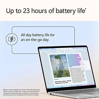 Surface Laptop - Copilot+ PC - 13 inch Touchscreen - Snapdragon X Plus - 16GB - 256GB UFS (Latest Model) - Platinum