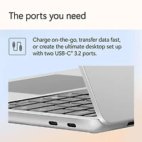 Surface Laptop - Copilot+ PC - 13 inch Touchscreen - Snapdragon X Plus - 16GB - 256GB UFS (Latest Model) - Platinum