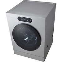 5.8 Cu. Ft. Brushed Platinum Steel Front Load Smart Washer