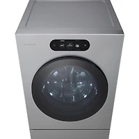 5.8 Cu. Ft. Brushed Platinum Steel Front Load Smart Washer