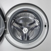 5.8 Cu. Ft. Brushed Platinum Steel Front Load Smart Washer