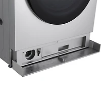 5.8 Cu. Ft. Brushed Platinum Steel Front Load Smart Washer