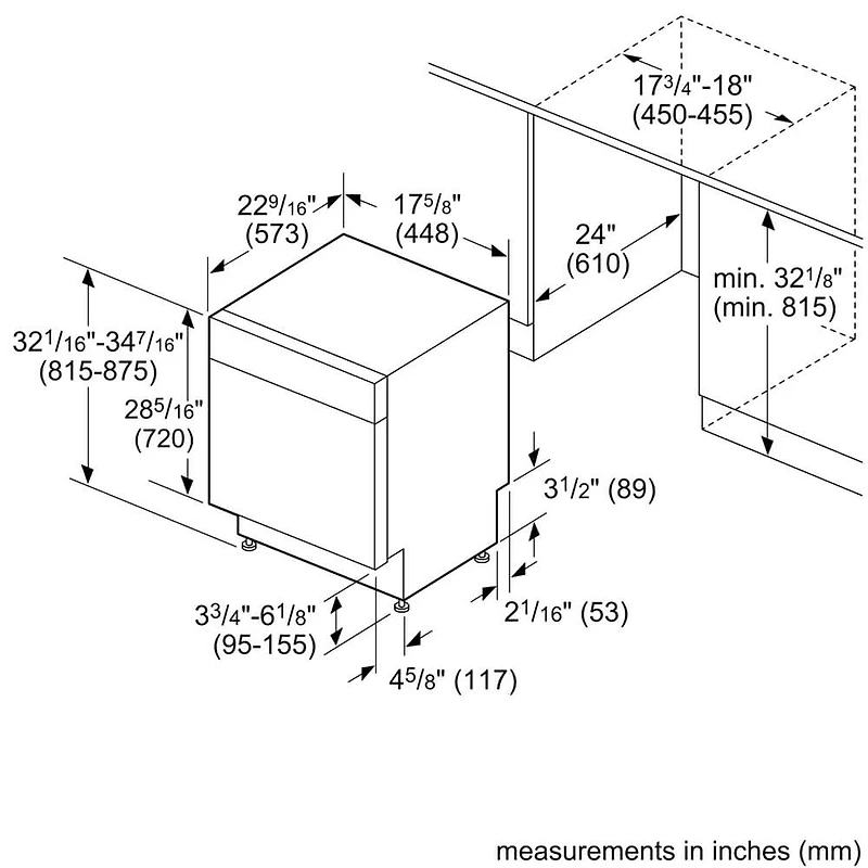 44 dBA 800 Series Stainless Top Control Smart Dishwasher