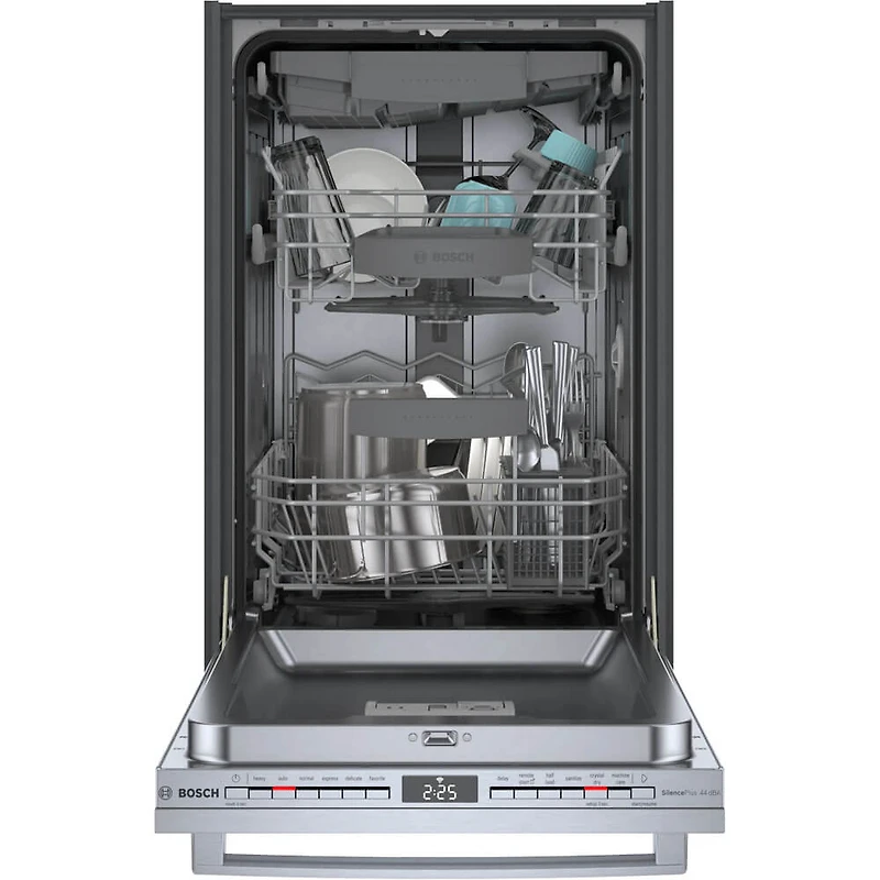 44 dBA 800 Series Stainless Top Control Smart Dishwasher
