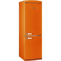 12 Cu. Ft. Orange Creamsicle Counter-Depth Retro Bottom Freezer Refrigerator