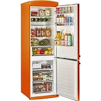 12 Cu. Ft. Orange Creamsicle Counter-Depth Retro Bottom Freezer Refrigerator