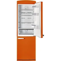 12 Cu. Ft. Orange Creamsicle Counter-Depth Retro Bottom Freezer Refrigerator