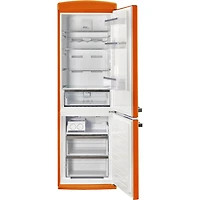 12 Cu. Ft. Orange Creamsicle Counter-Depth Retro Bottom Freezer Refrigerator