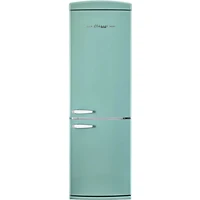 12 Cu. Ft. Ocean Mist Turquoise Counter-Depth Retro Bottom Freezer Refrigerator