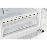 12 Cu. Ft. Marshmallow White Counter-Depth Retro Bottom Freezer Refrigerator